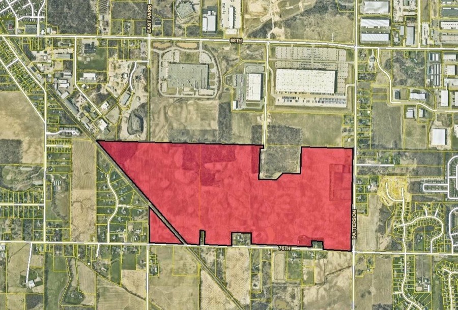 Land purchased by microsoft in Kent County Michigan